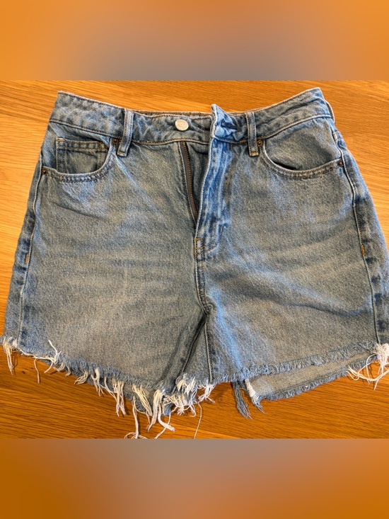 PacSun Pants - PacSun Light Blue Frayed Hem Denim Shorts